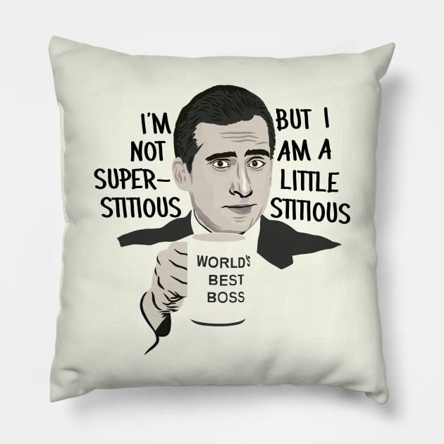 Michael Scott - The Office Art Quote Pillow by Phil Shelly Creative