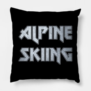 Alpine Skiing Pillow