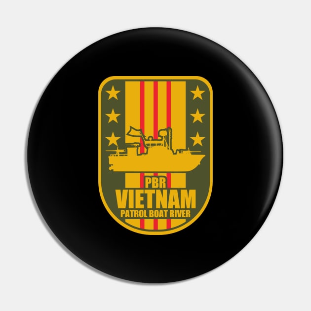 PBR Patrol Boat River Vietnam Patch Pin by TCP