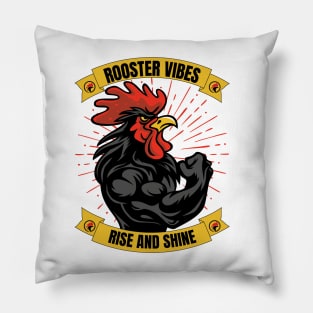 Muscular Rooster Pillow