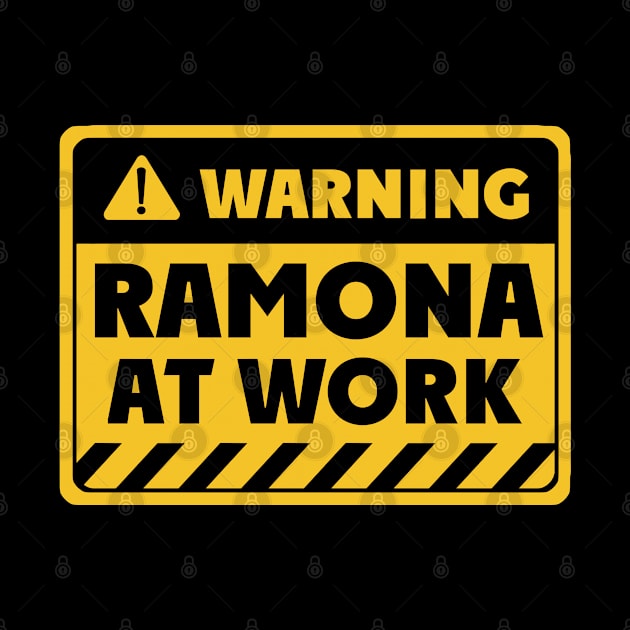 Ramona at work by EriEri