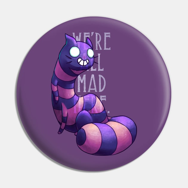 Cheshire cat Pin by TiluneChacon