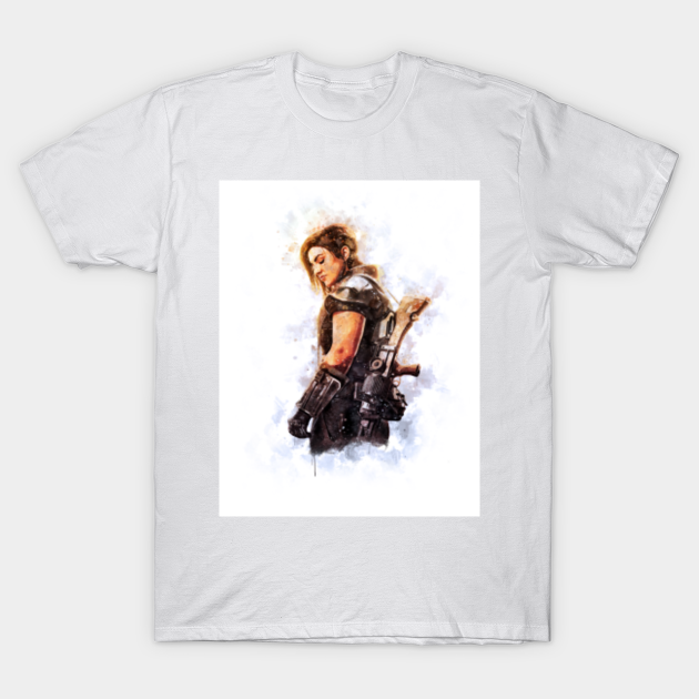 Cara Dune Watercolor Mandalorian T Shirt Teepublic