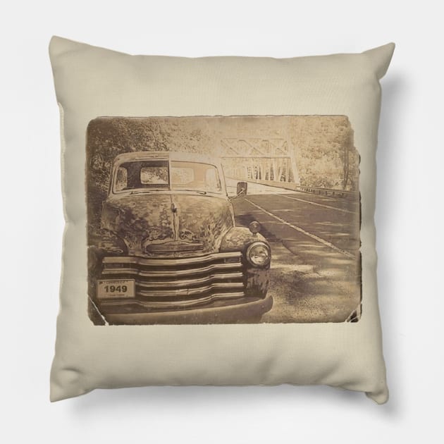 Out For a Ride Pillow by unclejohn