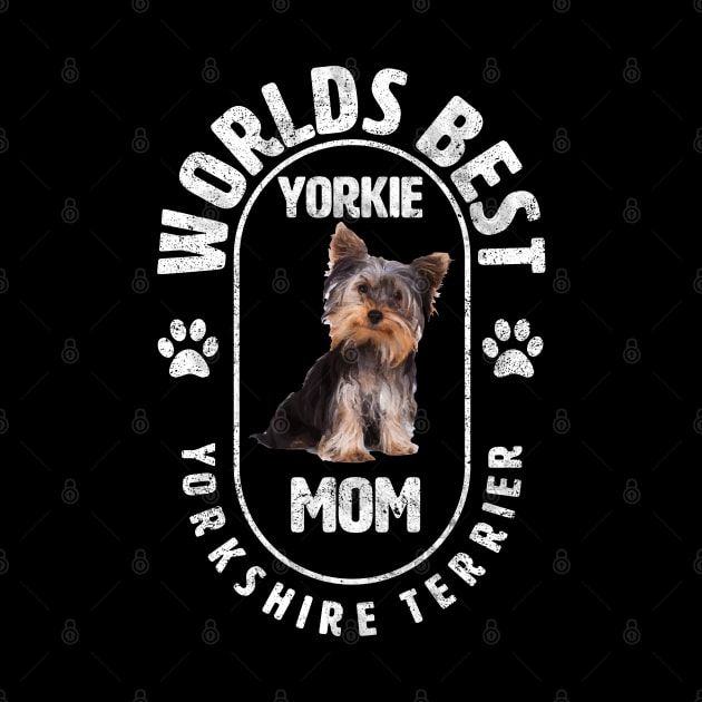 Yorkshire Terrier - Yorkie  Mom by Kudostees