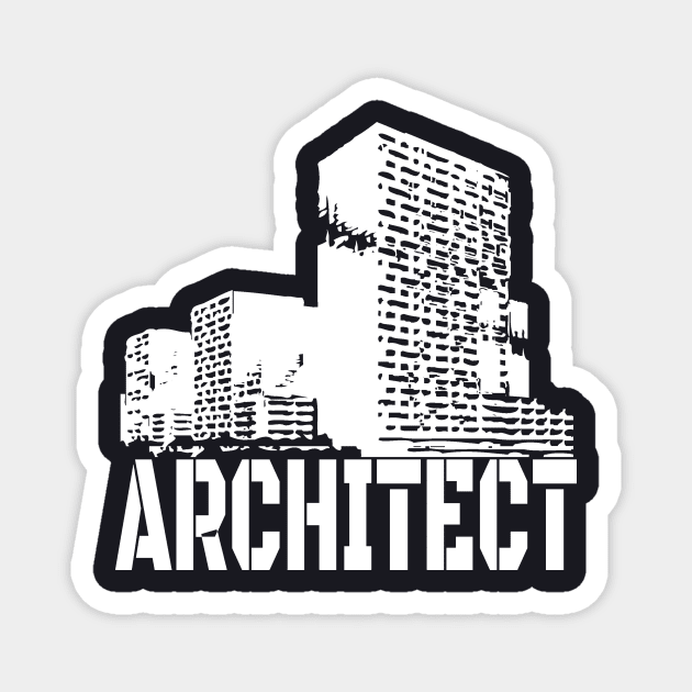 Architect Profession Architecture Magnet by Foxxy Merch