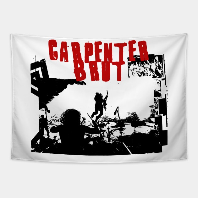 brut live on saburay Tapestry by sneaky geek studio