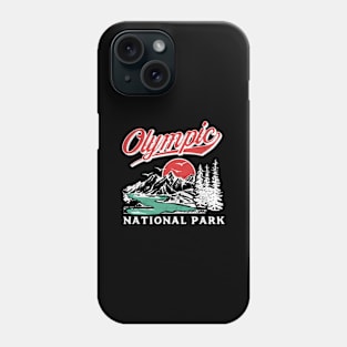 Olympic National Park 80'S Mountains Phone Case