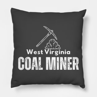 West Virginia Coal Miner Pillow