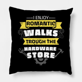 Handyman Hardware Store Walks Fun Wrench Pillow