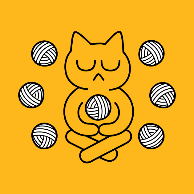 Meditation Cat by Mayha