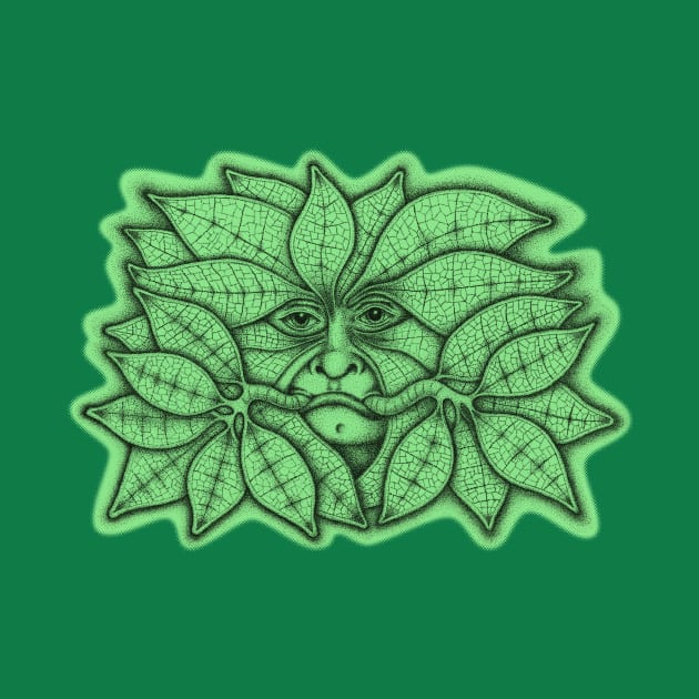 Celtic Green Man for Pagan Global Warming/Climate Change Activists by Ricardo77