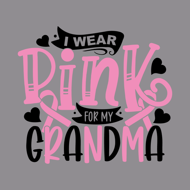 I wear pink for my grandama by Misfit04