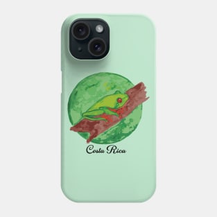 Red eyed tree frog Phone Case