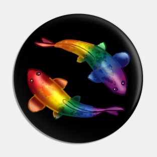 Rainbow Koi Fish Pin