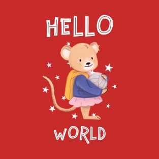 Hello World - Little Mouse T-Shirt