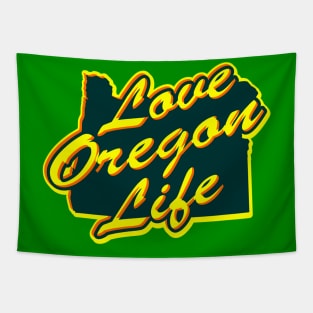 Love Oregon Life Tapestry