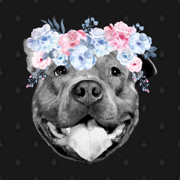 Pitbull Flowers by PrettyPittieShop