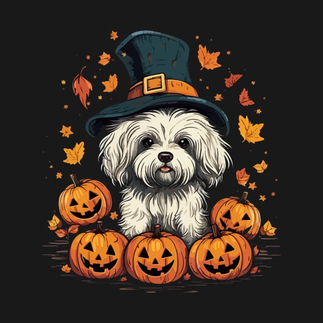 Maltese Halloween by JH Mart