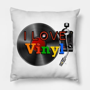 I LOVE VINYL (ver. 002) Pillow