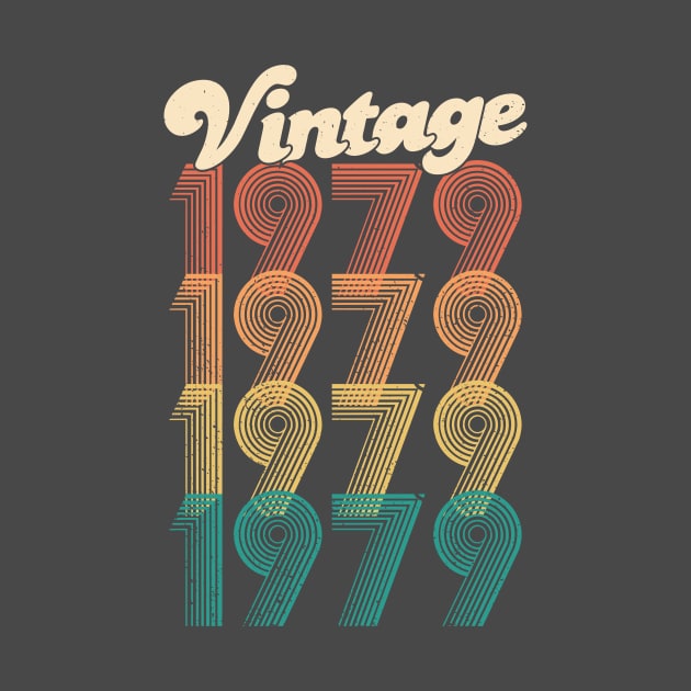 40th Birthday Gift - Vintage 1979 T-Shirt Classic Women Men by CheesyB