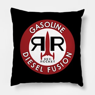 Red Rocket Logo Pillow