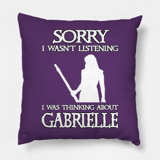 I Was Thinking About Gabrielle Pillow