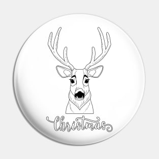 Reindeer Pin