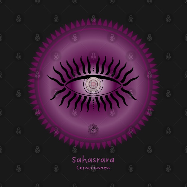 Third Eye, Meditative. Sahasrara, Consciousness. Crown Chakra. by Anahata Realm