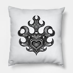 Heart of fire Pillow