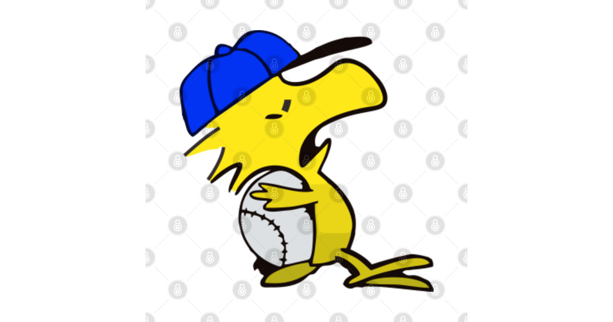 Woodstock playing baseball Woodstock TShirt TeePublic