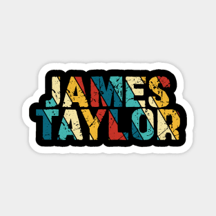 Retro Color - James Taylor Magnet