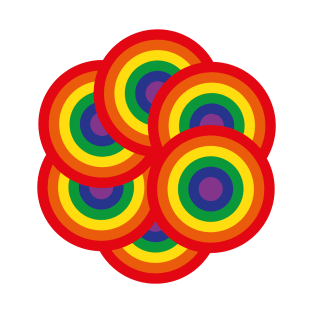 Radial Rainbow T-Shirt