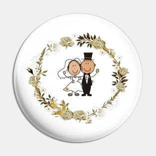 Wedding couple Gifts Pin