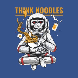 Think noodles space monkey T-Shirt