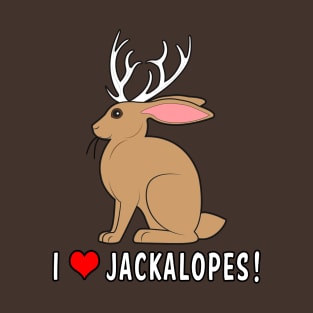 I Love Jackalopes! T-Shirt