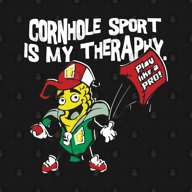 Cornhole Sport is My Theraphy by wiswisna