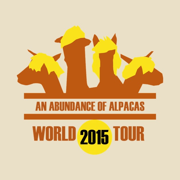 An Abundance of Alpacas Band Shirt by caseydawndesigns