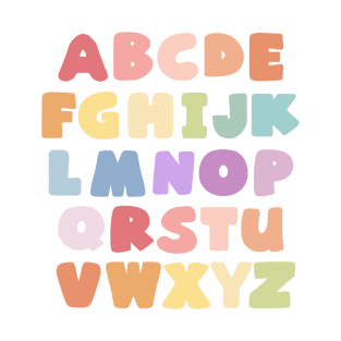 Rainbow Alphabet 1 T-Shirt