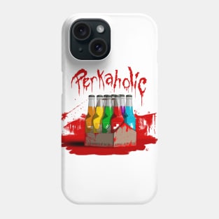 Zombie 8-Pack Bloodied Perkaholic on White Phone Case