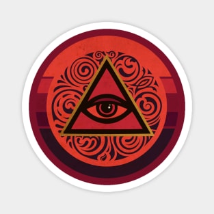 Illuminati Circle Magnet