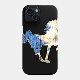 Old Wooden Unicorn Sign Phone Case