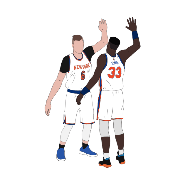 Kristaps Porzingis + Patrick Ewing "Franchise Bigs" by KNR