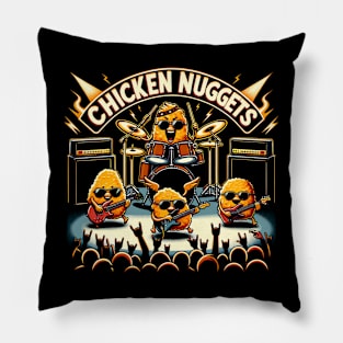 Playing Guitars Chicken Nugget Love Music Talk Triumph Extravaganza Pillow