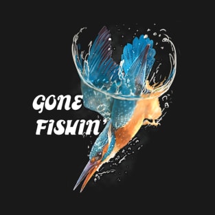 Feathered Fisher Gone Fishin' T-Shirt