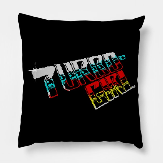 Turbo Girl Pillow by 8 Fists of Tees