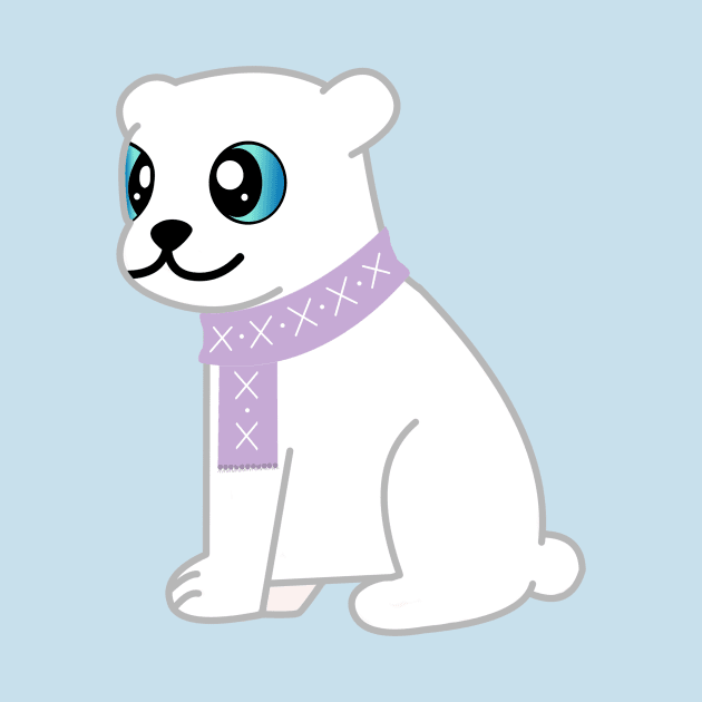 Cute Polar Bear by SolarCrush