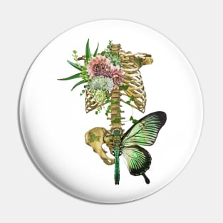 Blooming Ribcage Pin