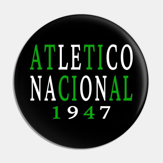 Atletico Nacional 1947 Classic Pin by Medo Creations