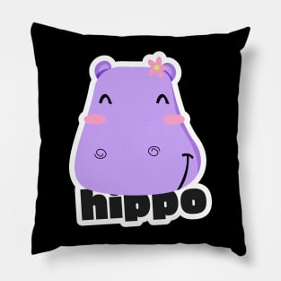 Cute Hippo Pillow